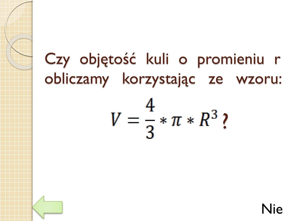 PPT - Bryły Obrotowe PowerPoint Presentation, free download - ID:2449538 Zastanow Sie I Odpowiedz Czy Kolem O Promieniu