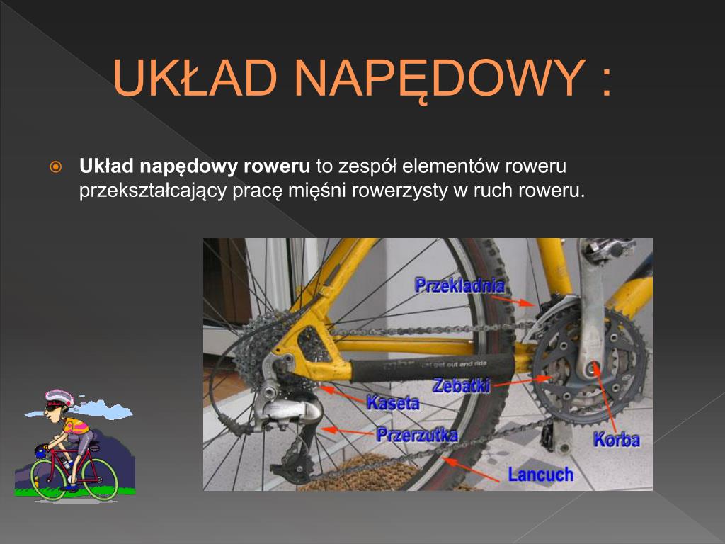 PPT - BUDOWA ROWERU PowerPoint Presentation, free download - ID:4760658 Budowa Roweru Technika Klasa 4 Test