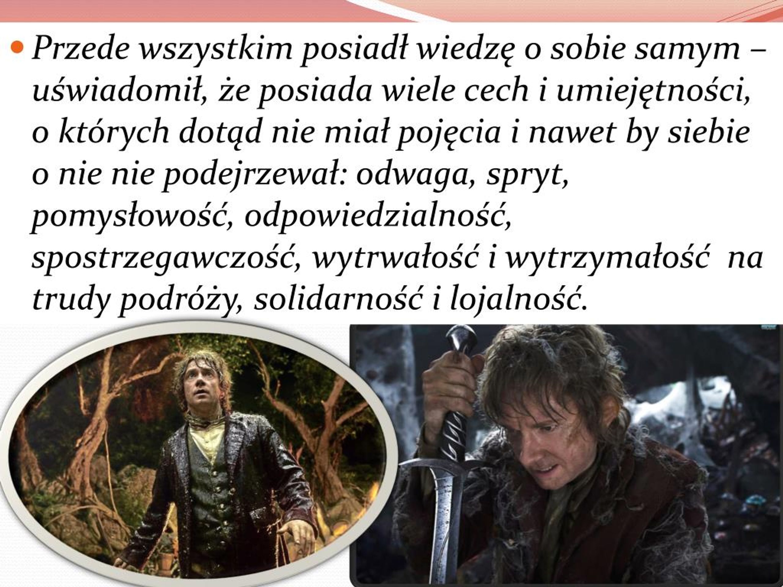 PPT - Charakterystyka Bilbo, bohatera "Hobbita" PowerPoint Presentation Charakterystyka Bilbo Bagginsa Z Cytatami