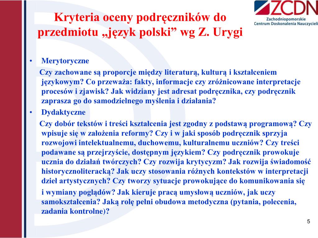 PPT - Czy istnieje idealny podręcznik z języka polskiego? Oferta Podręcznik Do Języka Polskiego Klasa 6