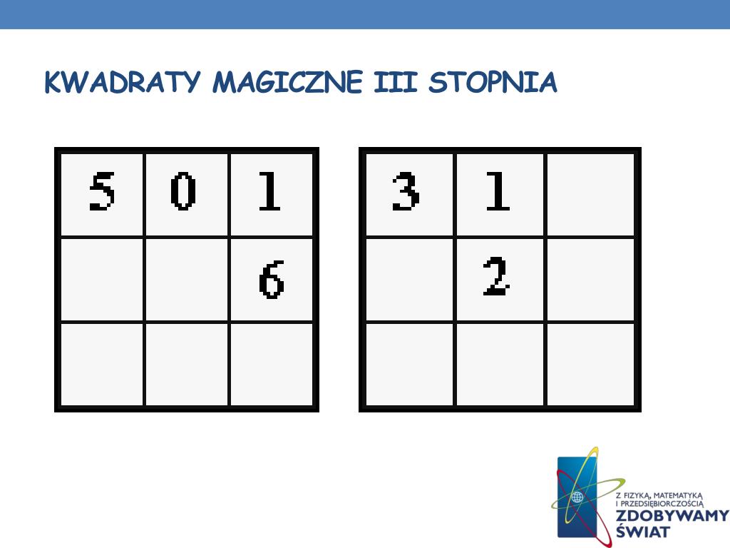 Magiczne Kwadraty Klasa 3 Do Druku