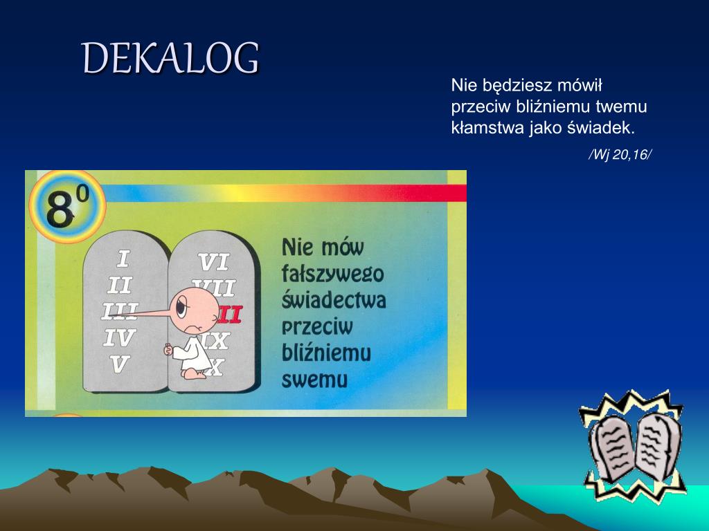 Napisz Definicje Slownikowa Wyrazu Dekalog
