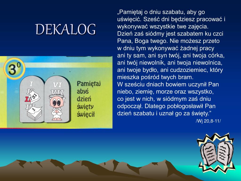 PPT - DEKALOG PowerPoint Presentation, free download - ID:4836843 Napisz Definicje Slownikowa Wyrazu Dekalog