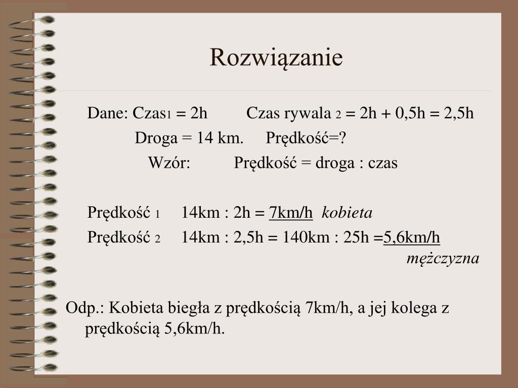 PPT - Droga, prędkość, czas. PowerPoint Presentation, free download Droga Prędkość Czas Zadania Klasa 8