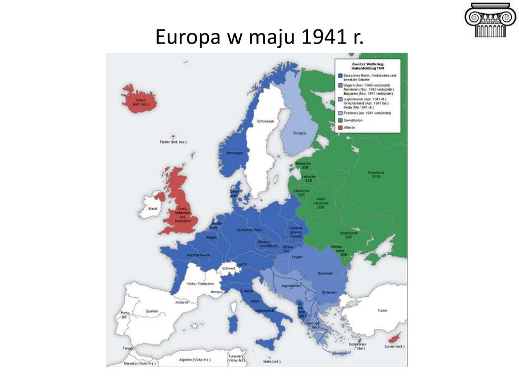 PPT - Dział III. II WOJNA ŚWIATOWA 2. Podbój Europy przez Hitlera i Podbój Europy Przez Hitlera I Stalina