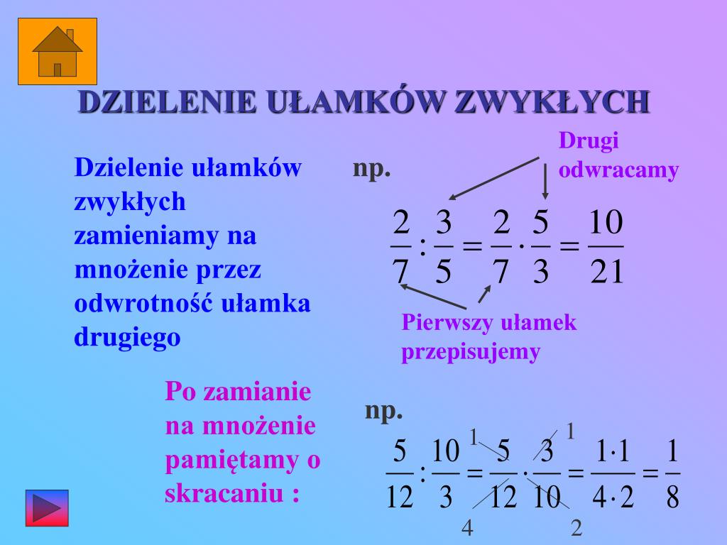 PPT - DZIAŁANIA NA UŁAMKACH ZWYKŁYCH PowerPoint Presentation, free Jak Ułamki Zwykłe Zamienić Na Dziesiętne