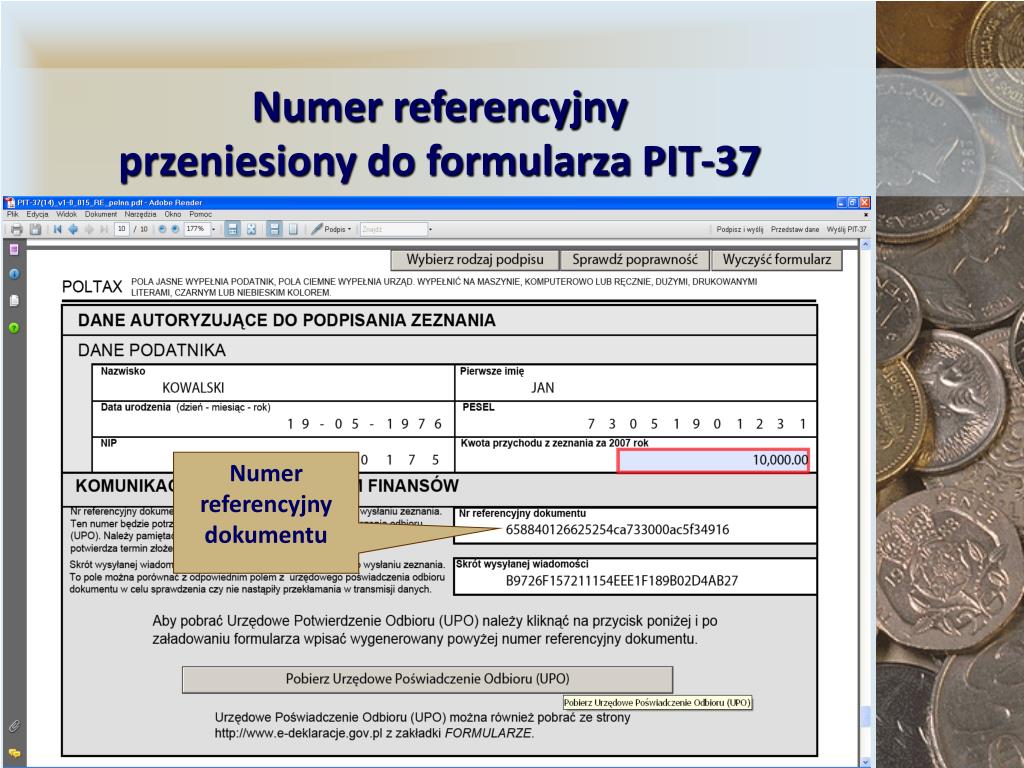 PPT - e-Deklaracje2 PowerPoint Presentation, free download - ID:2978597 Numer Referencyjny Cgi Gdzie Znaleźć