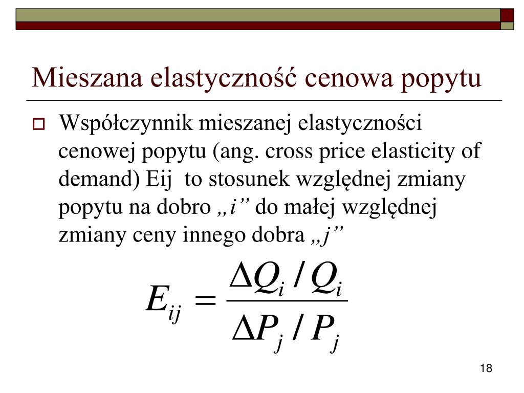 Elastycznosc Popytu I Podazy Wzory