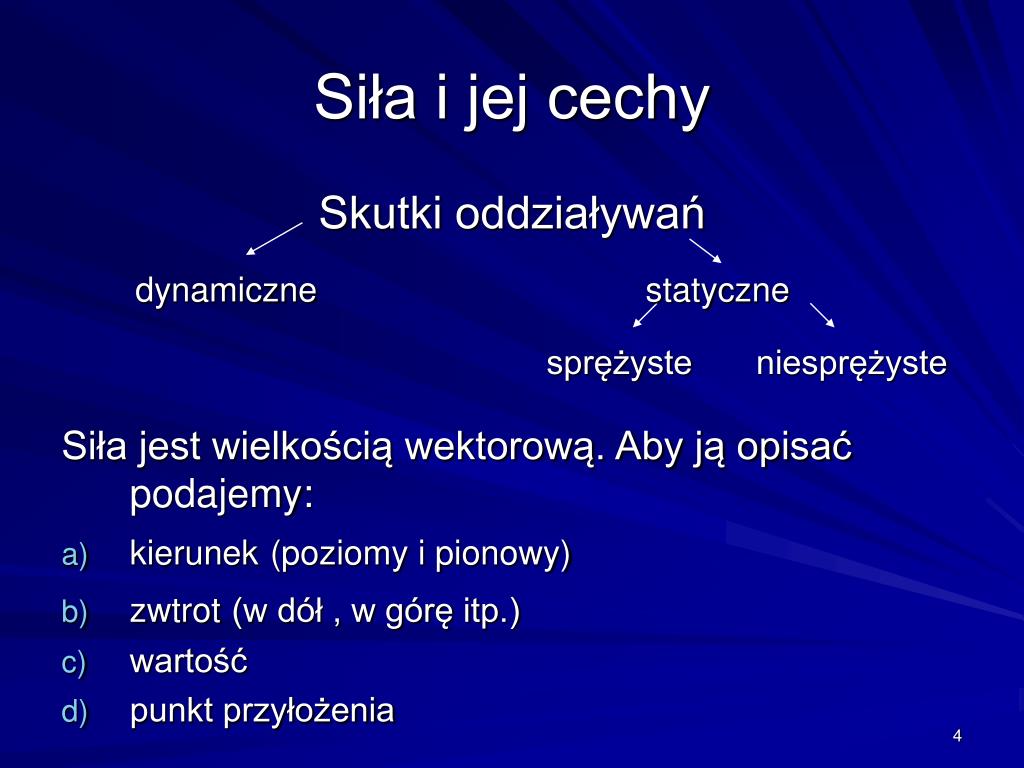 PPT - Fizyka – Powtórzenie materiału z kl. I gimnazjum „W świecie Sila I Jej Cechy Fizyka Cwiczenia