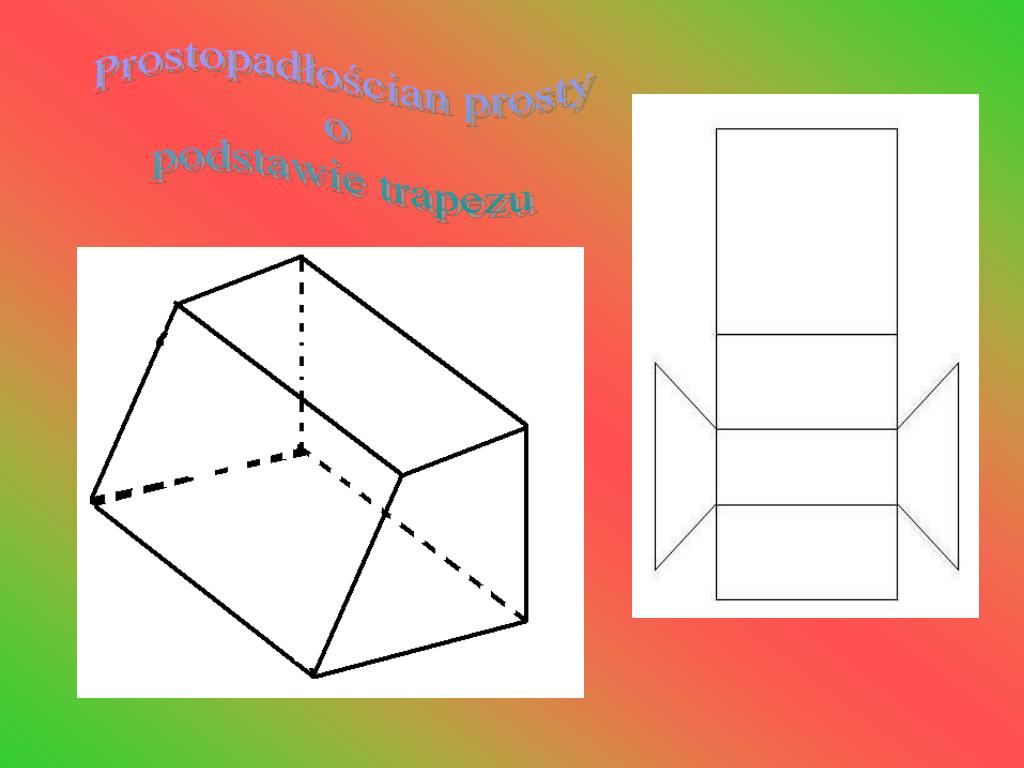 PPT - GrAnIaStOsŁuPy PrOsTe PowerPoint Presentation, free download - ID Graniastosłup Prosty O Podstawie Trapezu