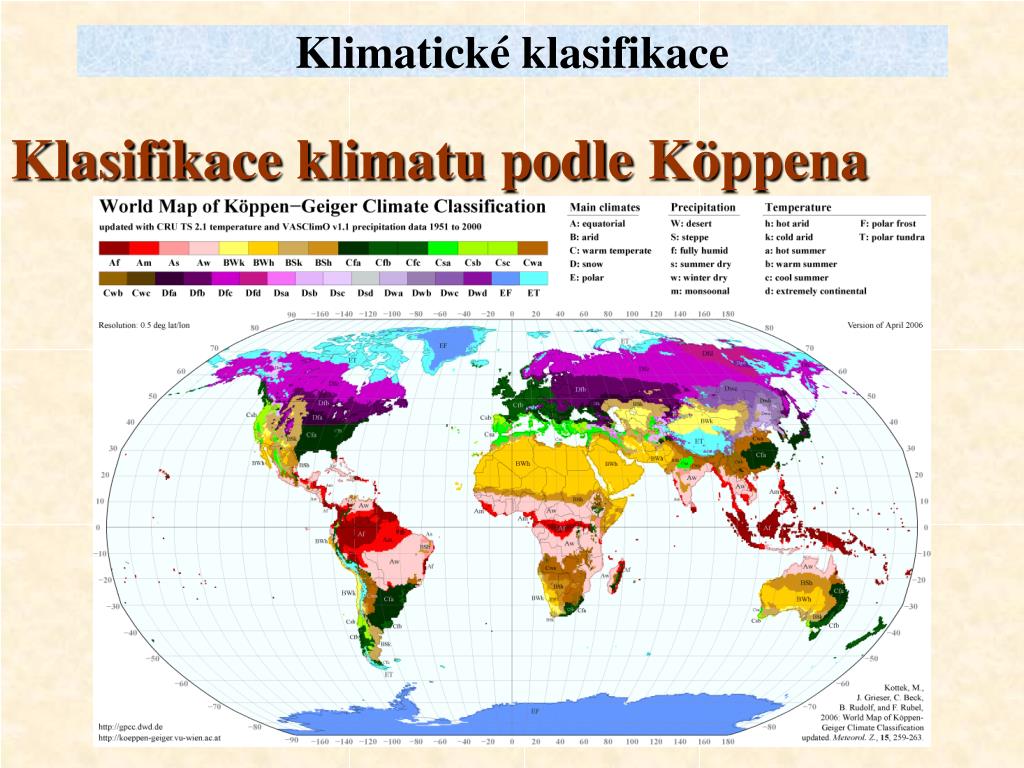 PPT - Klimatologie, klimatické oblasti PowerPoint Presentation, free Zaznacz Litere K Jesli Opis Dotyczy Klimatu