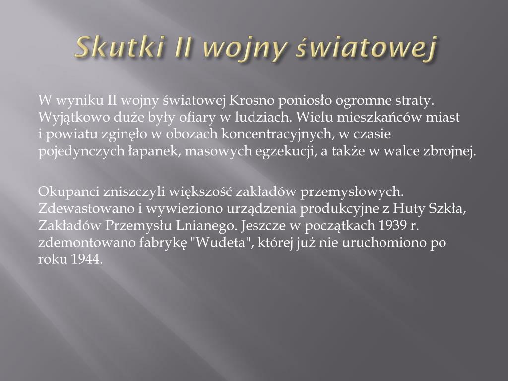 PPT - Krosno w czasach II wojny światowej PowerPoint Presentation, free Ii Wojna światowa Sprawdzian Grupa A