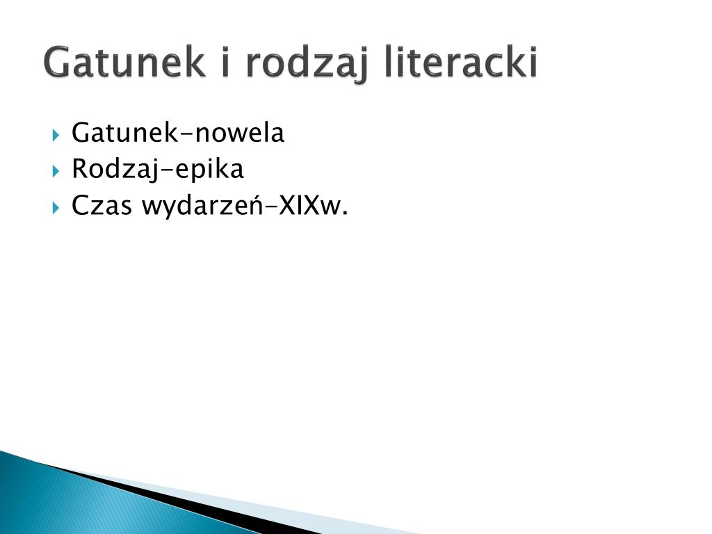PPT - Latarnik PowerPoint Presentation, free download - ID:4437009 Opowiesc Wigilijna Gatunek I Rodzaj Literacki