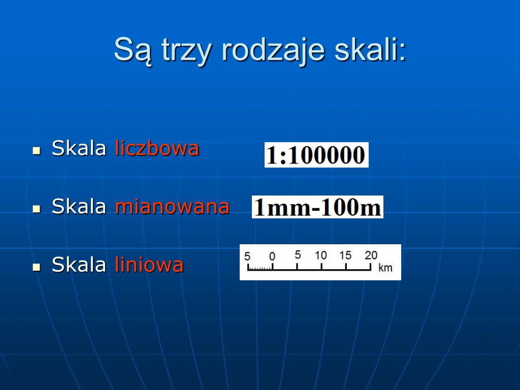 Obliczanie Skali Klasa 4 Przyroda