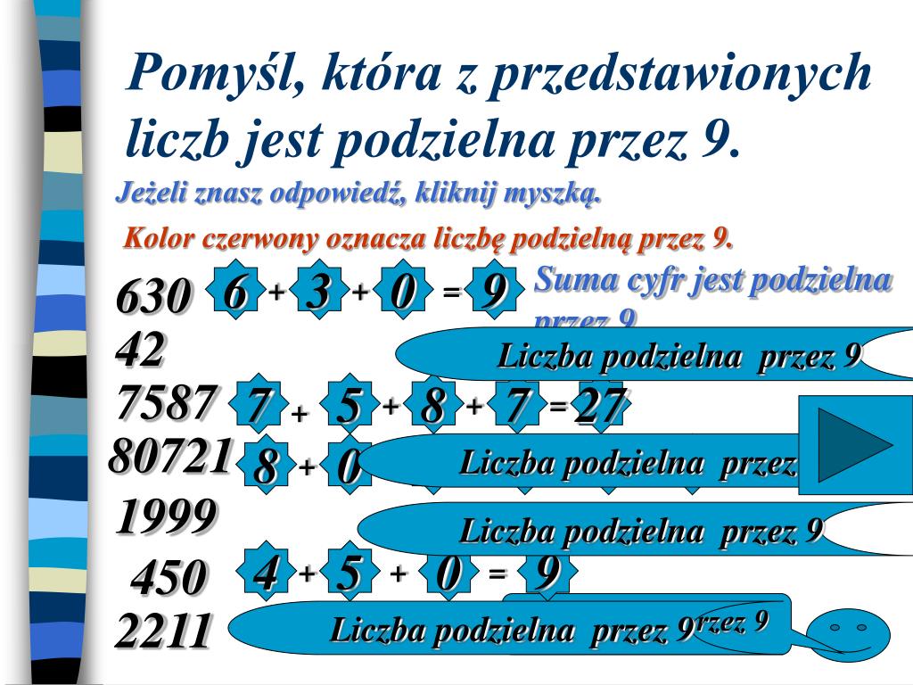 Kiedy Liczba Jest Podzielna Przez 9