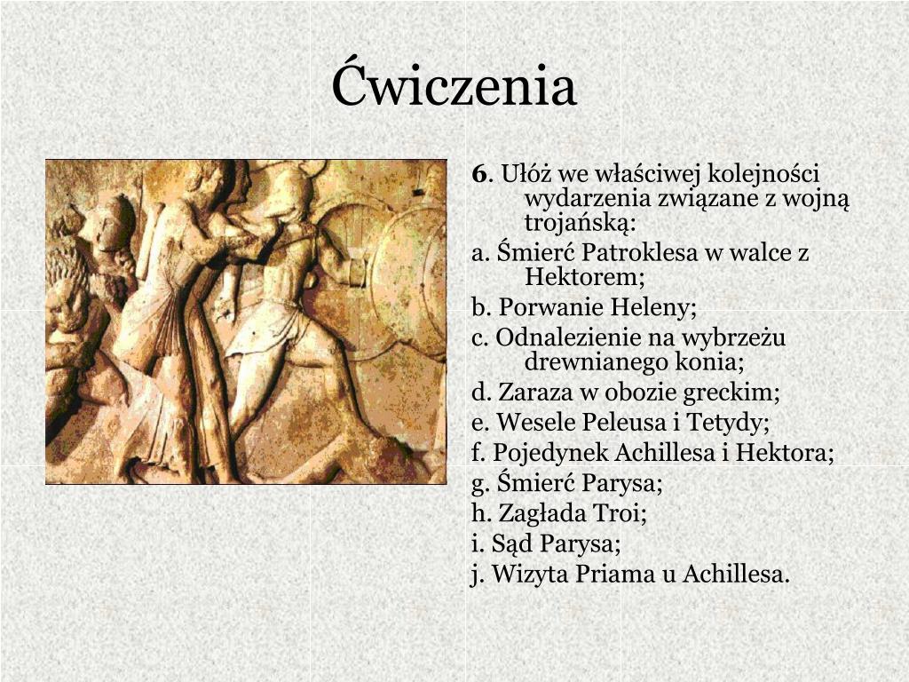 PPT - Materiały pochodzą z Platformy Edukacyjnej Portalu szkolnictwo.pl Wesele Peleusa I Tetydy Streszczenie