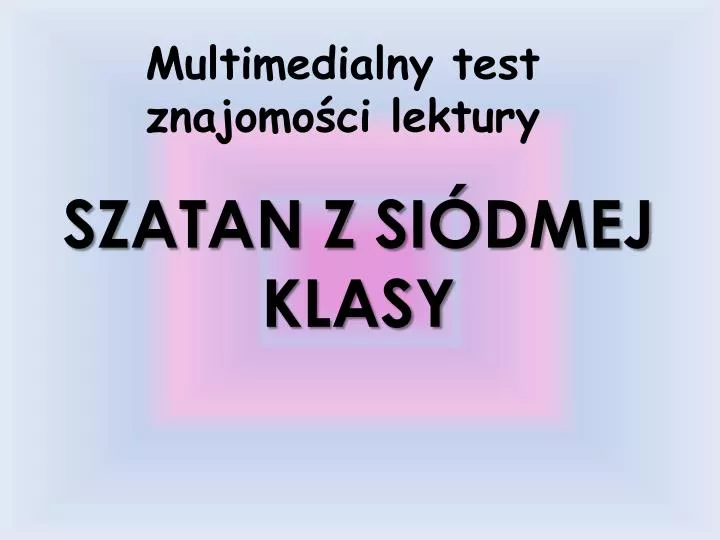 Kamizelka Test Ze Znajomości Lektury