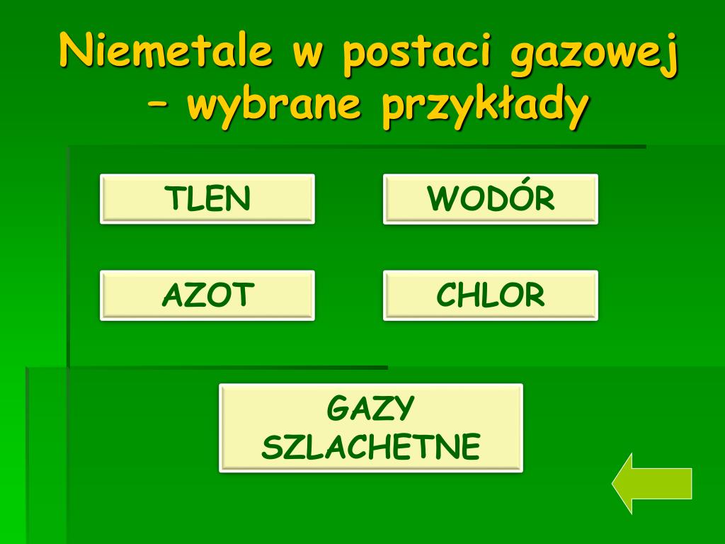 PPT - NIEMETALE PowerPoint Presentation, free download - ID:3324314 Azot I Tlen To Metale Czy Niemetale