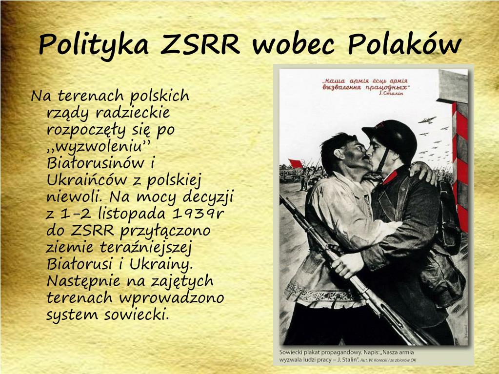 Polityka Sowiecka W Okupowanej Polsce