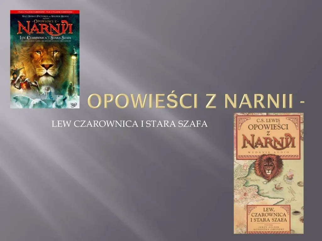 PPT - OPOWIESCI Z NARNII - PowerPoint Presentation, free download - ID Opowiesci Z Narnii Najwazniejsze Wydarzenia