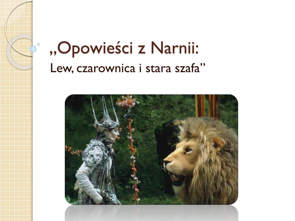 Scenariusz Lekcji Opowieści Z Narnii Wsip