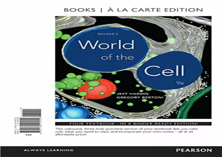PPT - PDF Becker's World of the Cell Full PowerPoint Presentation, free Becker S World Of The Cell 10th Edition