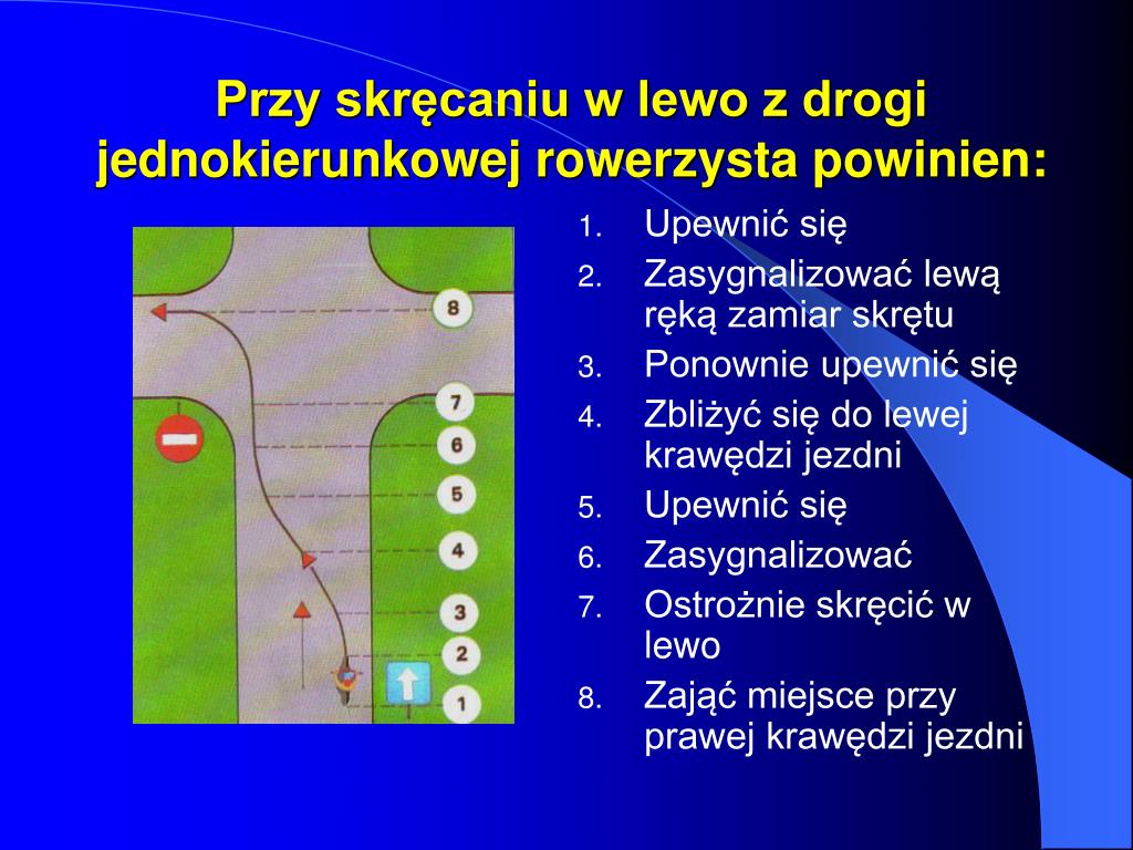 Skręcanie W Lewo Na Drodze Dwujezdniowej