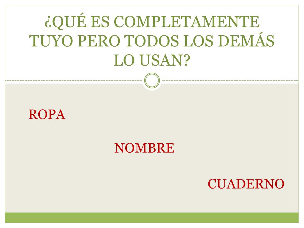 Que Es Completamente Tuyo Pero Todos Lo Usan