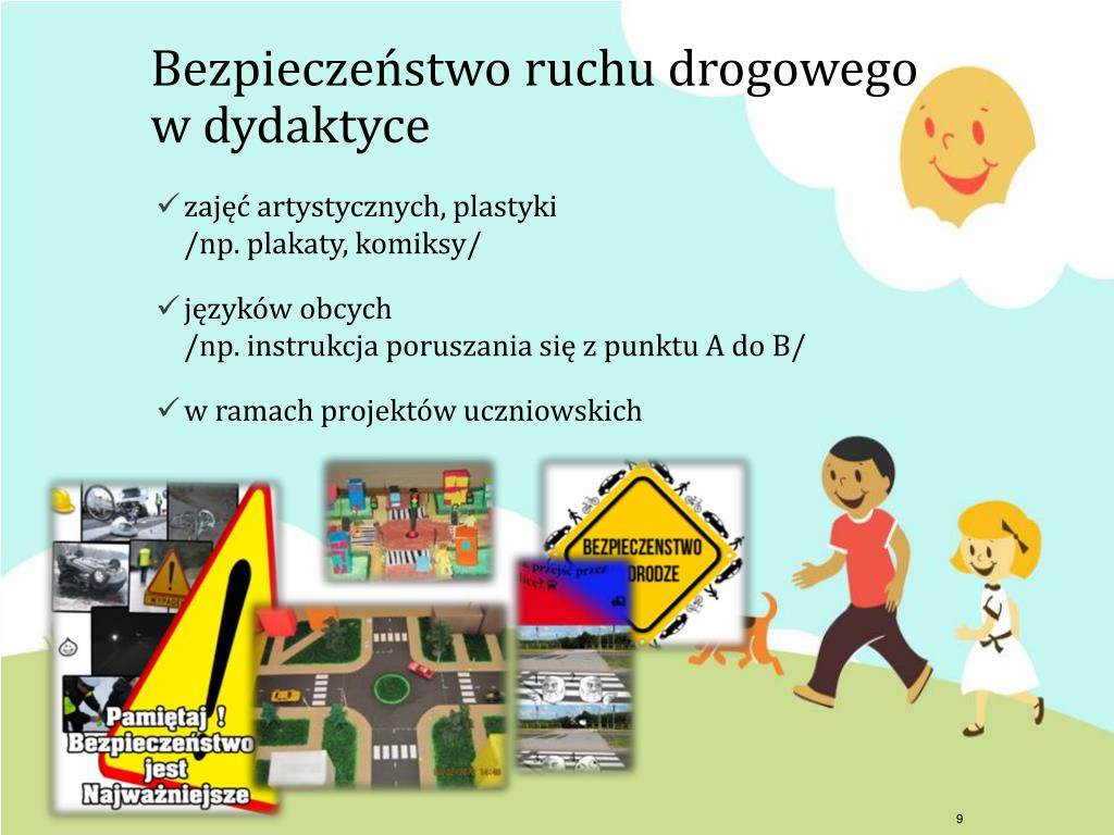 Plakat Promujący Bezpieczeństwo Na Drodze