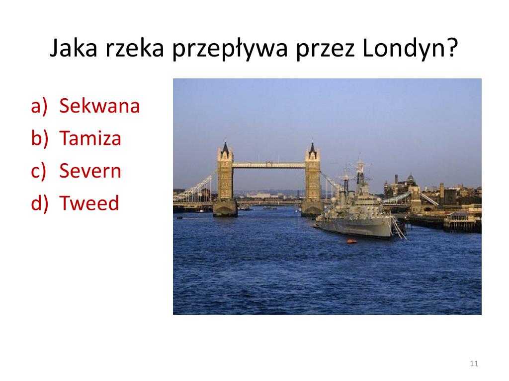 Jaka Rzeka Przeplywa Przez Londyn
