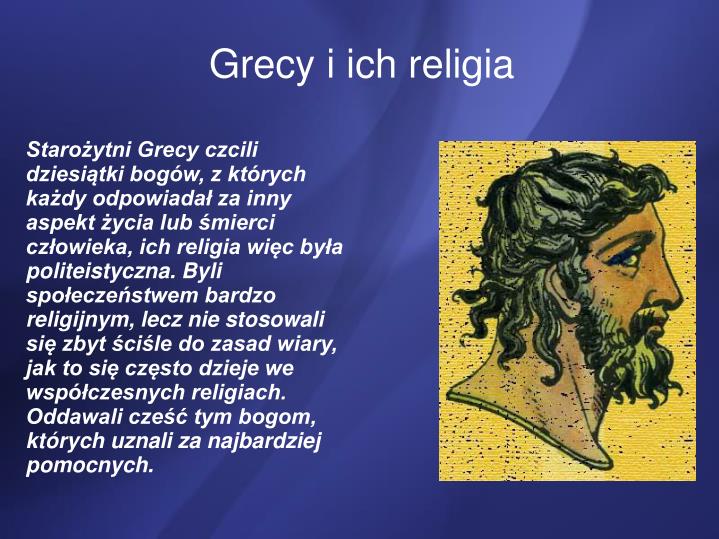 PPT - Religia w starożytnej Grecji PowerPoint Presentation - ID:4400179 W Jaki Sposób Grecy Oddawali Cześć Bogom
