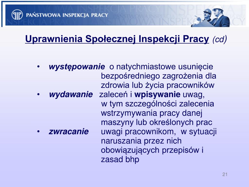 Ustawa O Społecznej Inspekcji Pracy