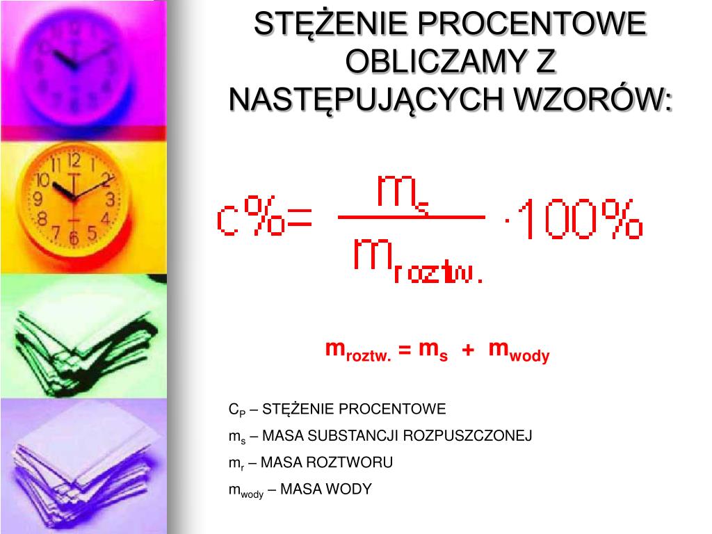 PPT - STĘŻENIE PROCENTOWE PowerPoint Presentation, free download - ID Stężenie Procentowe Roztworu Zadania