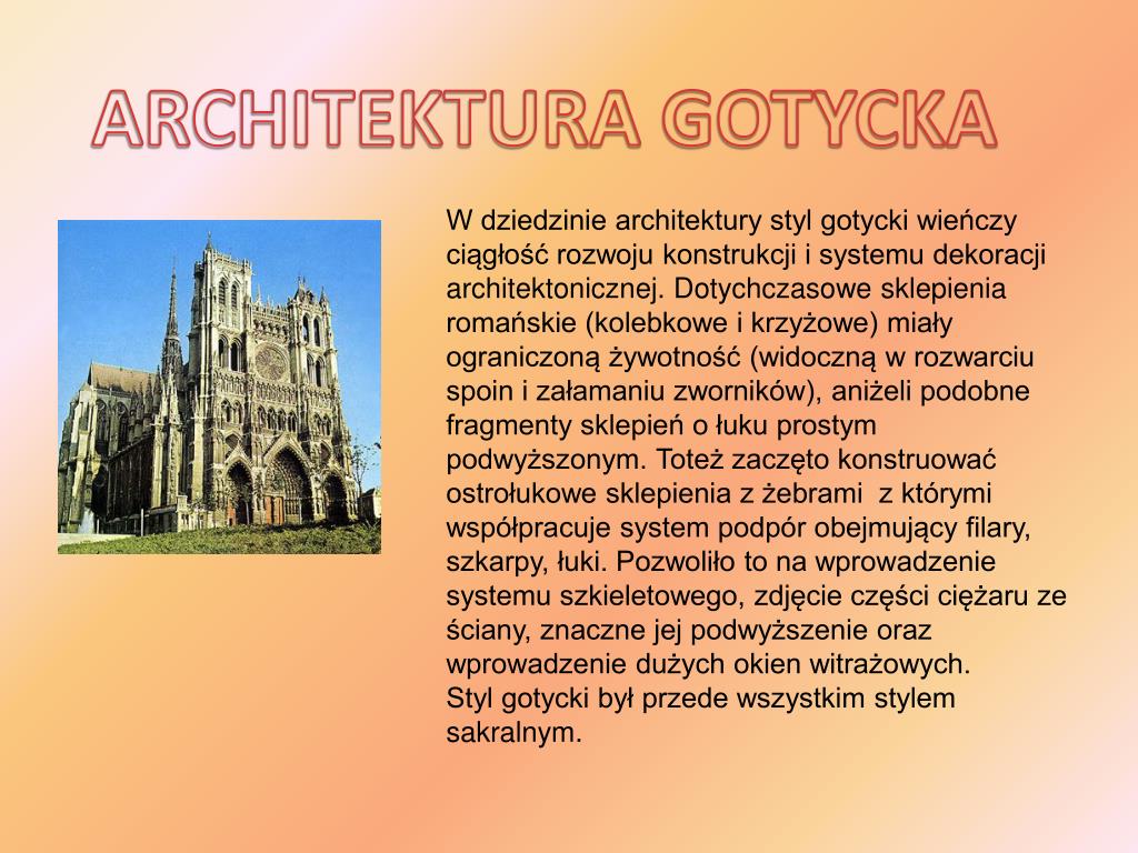 PPT - SZTUKA ROMAŃSKA I GOTYCKA PowerPoint Presentation, free download Sztuka Romańska I Gotycka Prezentacja
