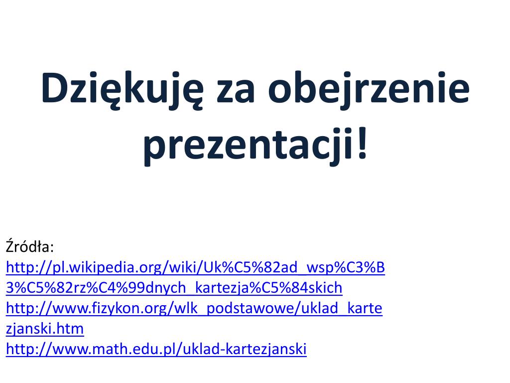 PPT - Układ współrzędnych kartezjańskich PowerPoint Presentation, free Odcinki W Układzie Współrzędnych Klasa 8