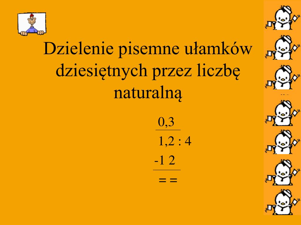Dzielenie Pisemne Przez Jedną Liczbę