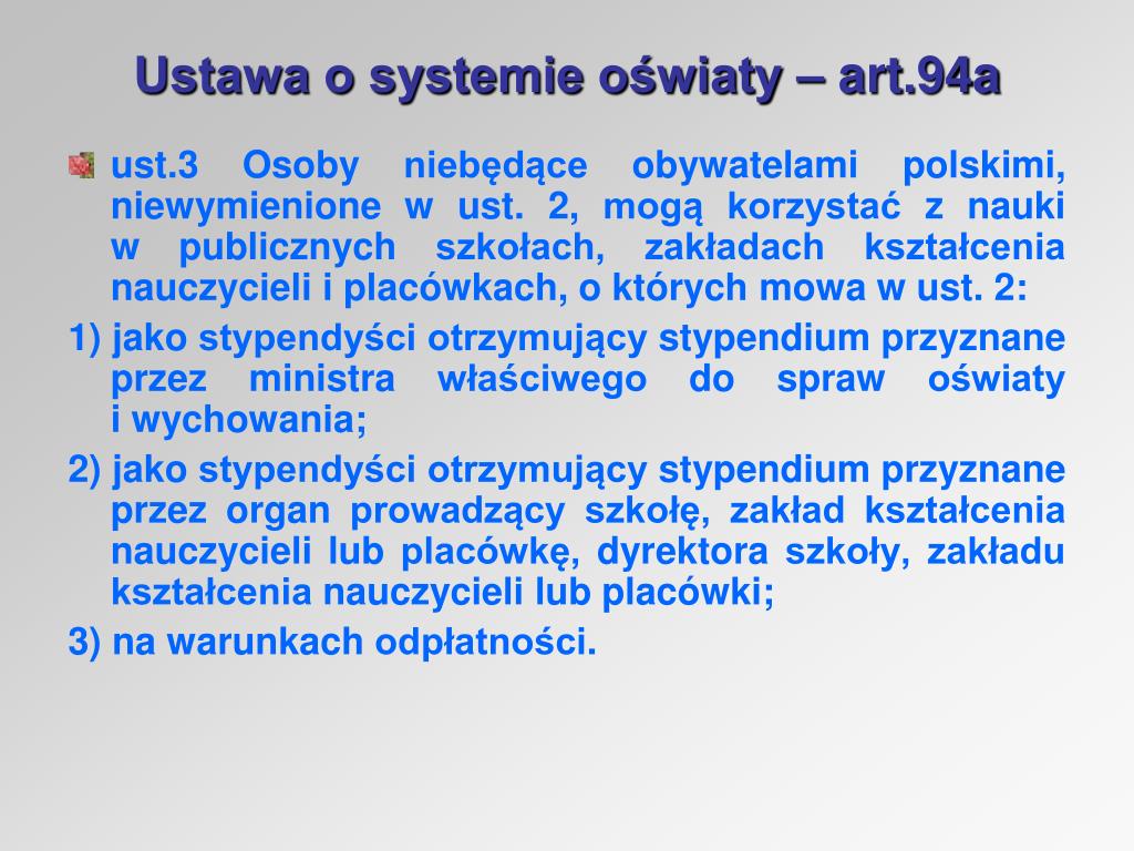 Art 44k Ustawy O Systemie Oswiaty