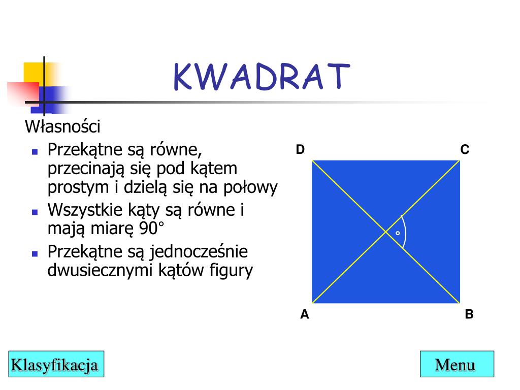 PPT - W KRAINIE CZWOROKĄTÓW PowerPoint Presentation, free download - ID Czy Kazdy Prostokat Jest Kwadratem