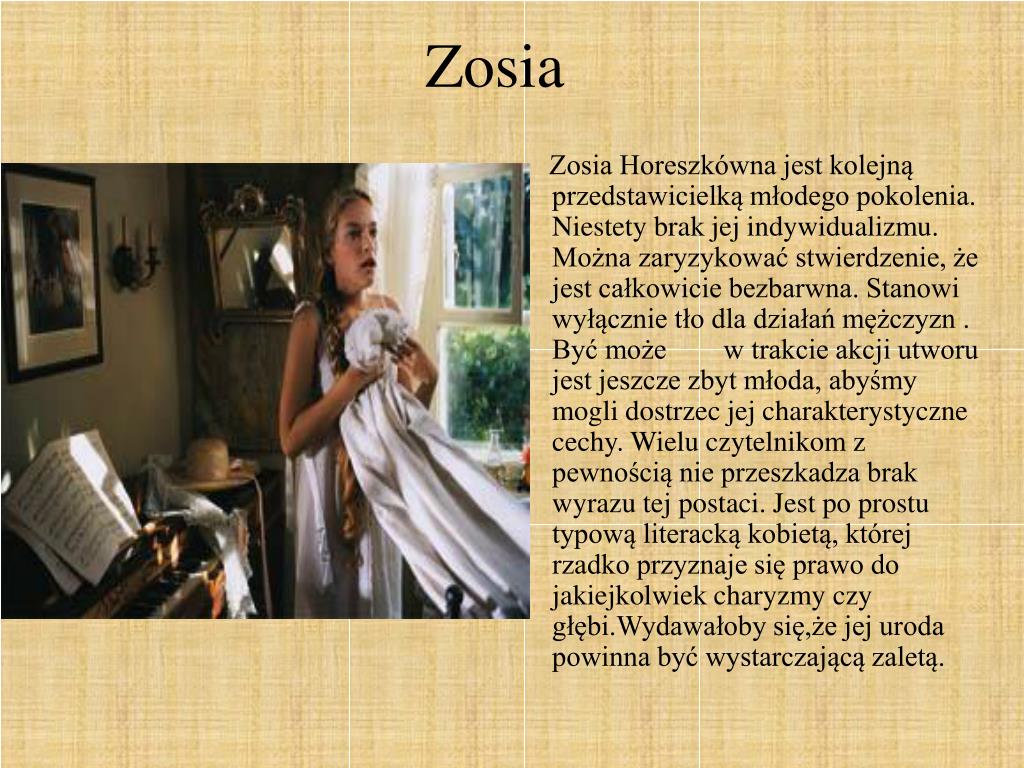 PPT - W magicznym świecie „ Pana Tadeusza”... PowerPoint Presentation Ile Lat Miała Zosia Z Pana Tadeusza