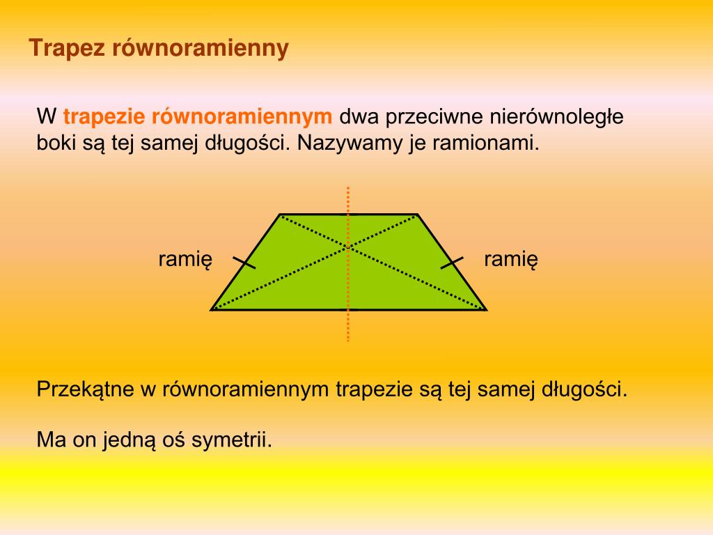 PPT - Własności wielokątów PowerPoint Presentation, free download - ID Czy Każdy Trapez Jest Równoległobokiem