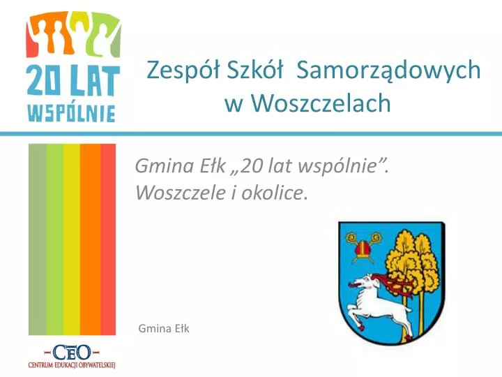 PPT - Zespół Szkół Samorządowych w Woszczelach PowerPoint Presentation Zespl Szkl W Medyni Glogowskiej