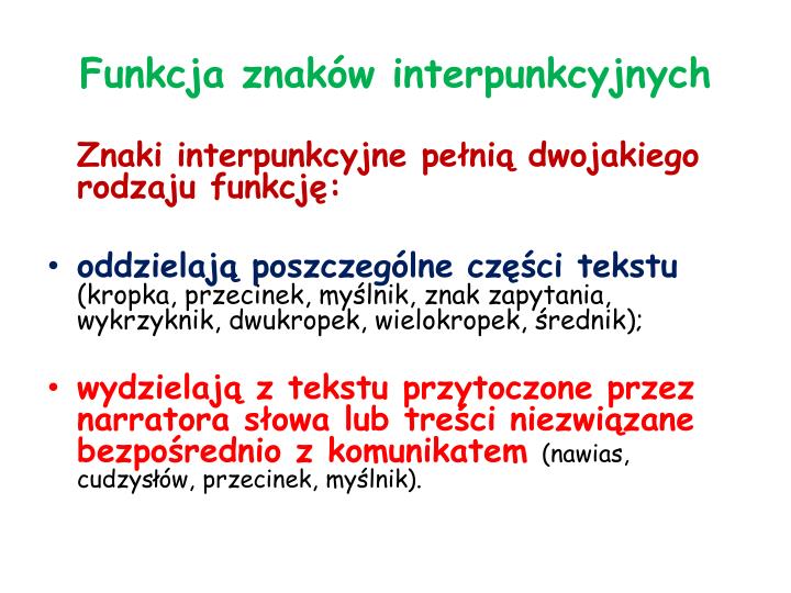 PPT - Znaki interpunkcyjne PowerPoint Presentation - ID:6326950 Małe Obrazki Ze Znaków Interpunkcyjnych