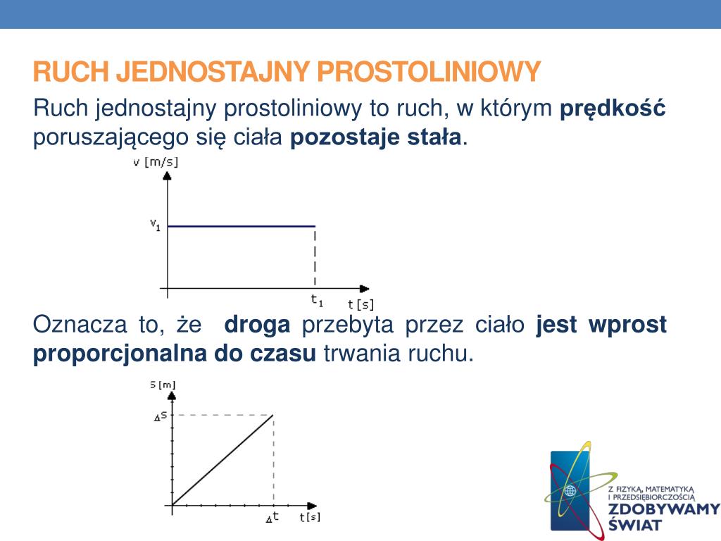 Co To Jest Ruch Jednostajny Prostoliniowy