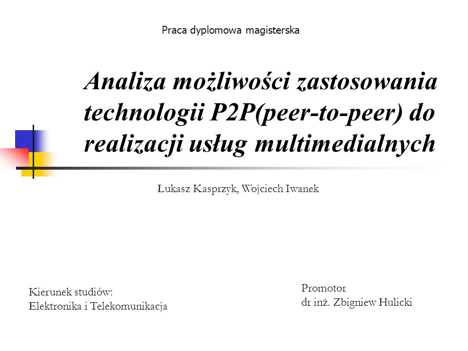 Media Społecznościowe Praca Magisterska Pdf