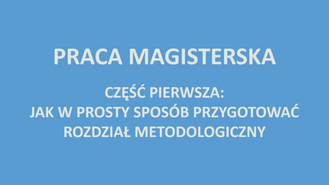 Praca Magisterska Badania Jakościowe Pdf