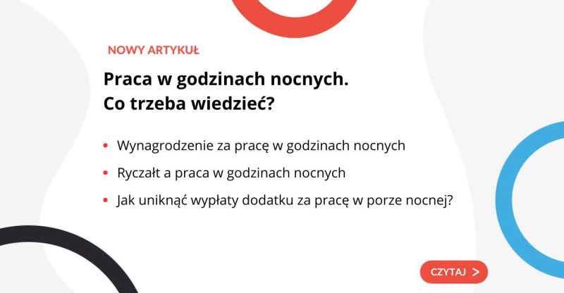 Praca w godzinach nocnych. Co trzeba wiedzieć? - Optymalny Grafik Pracy Praca W Godzinach Nocnych 2019