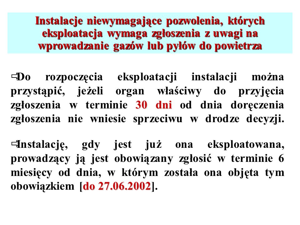 Prawo ochrony środowiska - ppt pobierz Wysokość Opłaty Za Wprowadzanie Gazów Lub Pyłów Do Powietrza Ogółem