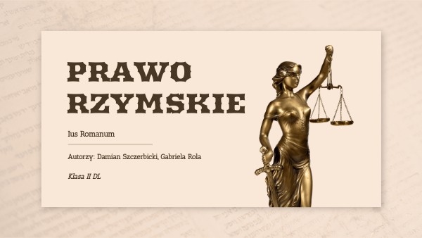 Prawo Rzymskie Testy I Odpowiedzi