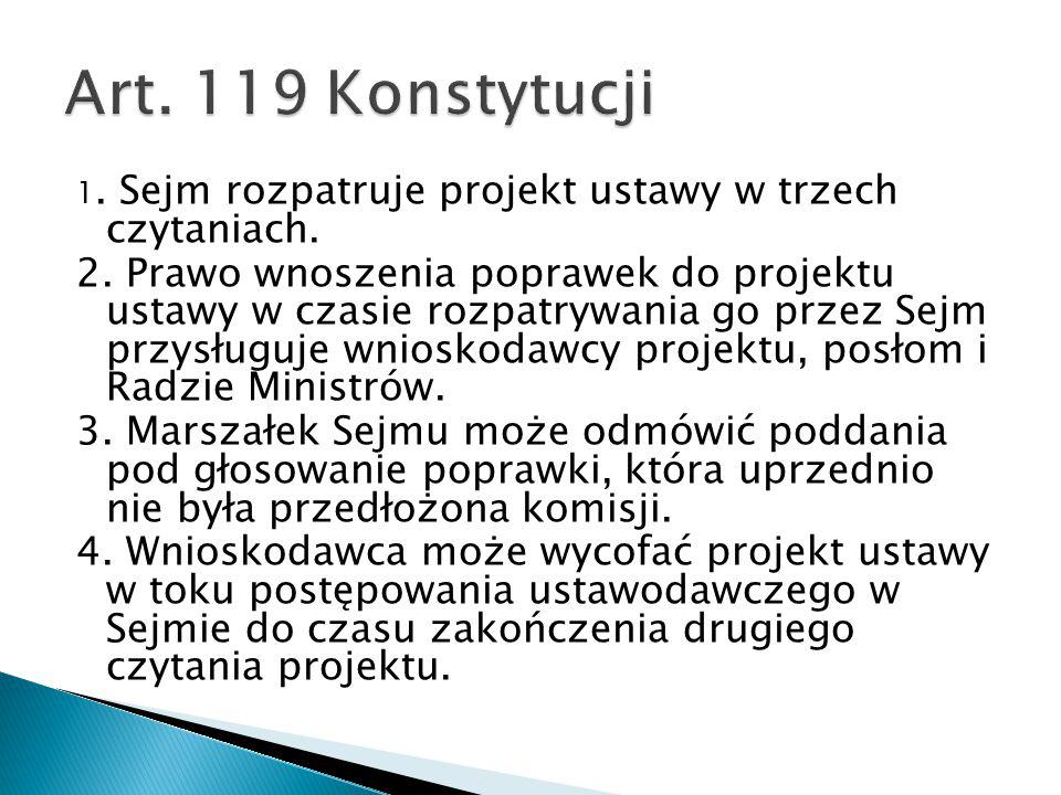 Sejm Rozpatruje Projekt Ustawy W
