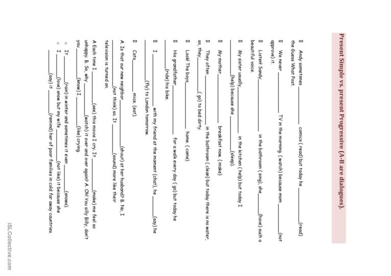 Present Simple Klasa 3 Pdf